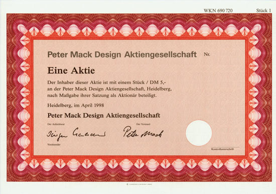 Peter Mack Design AG