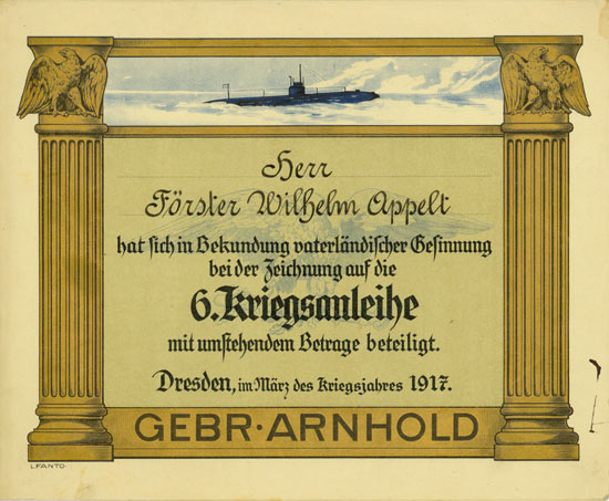 Deutsches Reich / Gebr. Arnhold