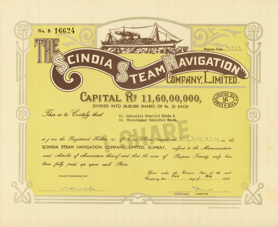 Scindia Steam Navigation Company, Limited