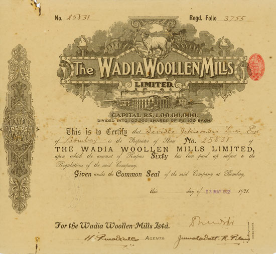 Wadia Woollen Mills Limited