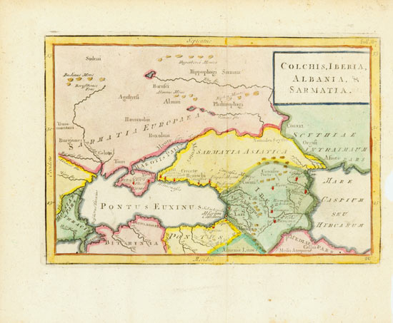 Colchis, Iberia, Albania & Sarmatia - Map of Ukraine and Russia