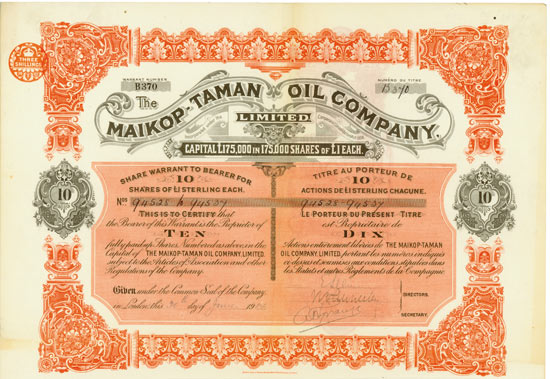 Maikop-Taman Oil Company, Limited