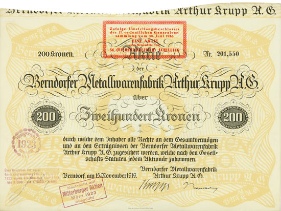 Berndorfer Metallwarenfabrik Arthur Krupp AG