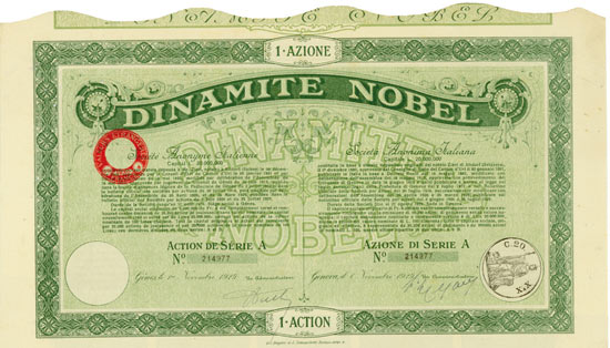 Dinamite Nobel Société Anonyme Italienne