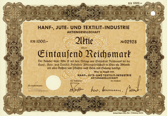 Hanf-, Jute- und Textilit-Industrie AG