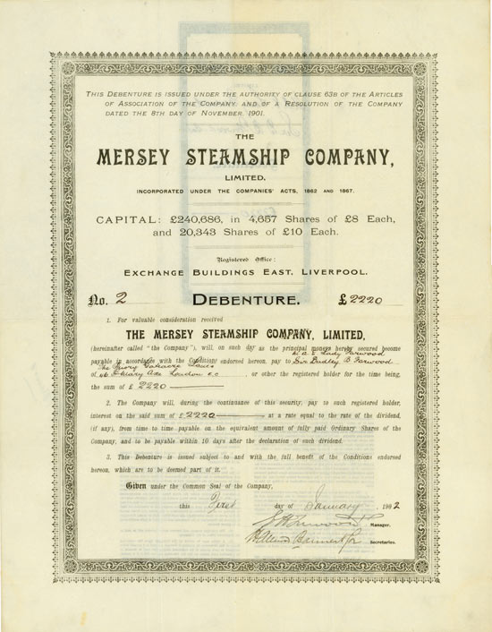 Mersey Steamship Company Ltd.