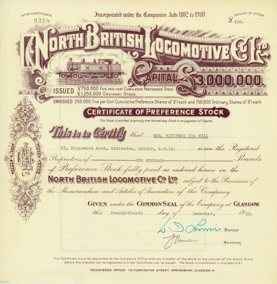 North British Locomotive Co. Ltd.