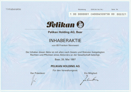 Pelikan Holding AG