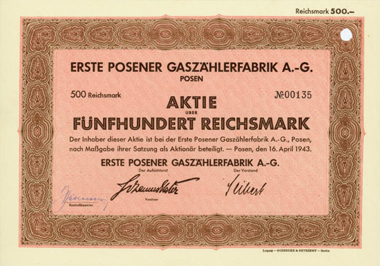 Erste Posener Gaszählerfabrik AG