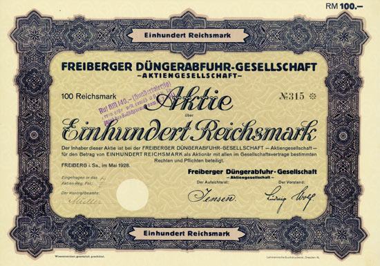 Freiberger Düngerabfuhr-Gesellschaft AG
