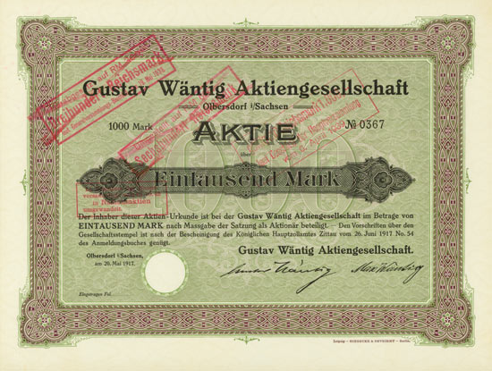 Gustav Wäntig AG