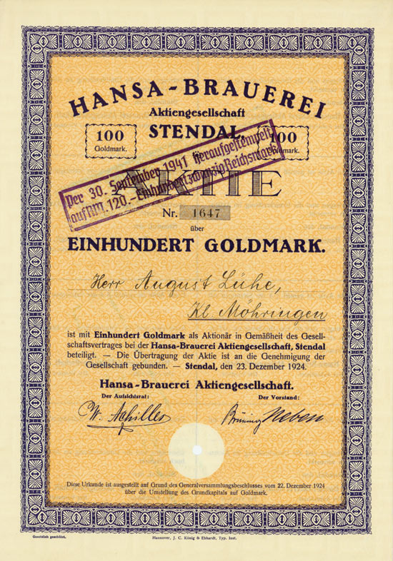 Hansa-Brauerei AG