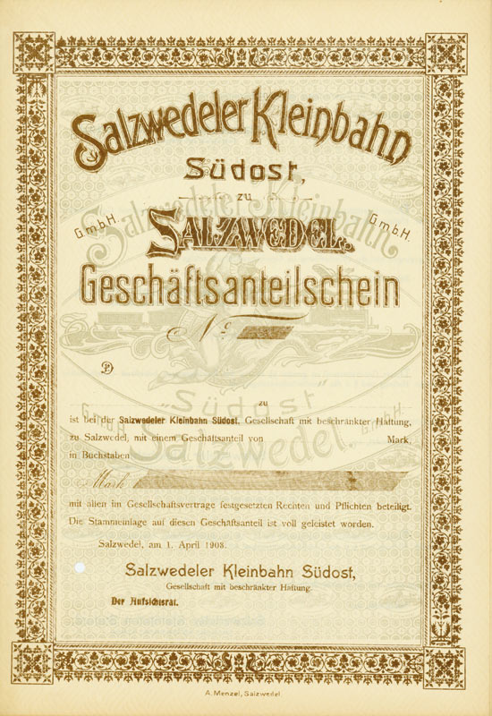 Salzwedeler Kleinbahn Südost GmbH