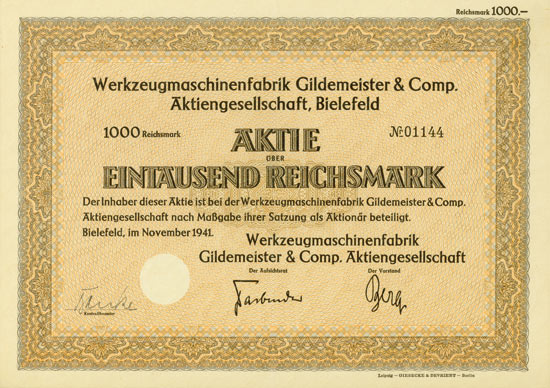 Werkzeugmaschinenfabrik Gildemeister & Comp. AG