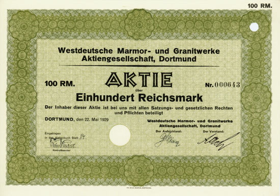 Westdeutsche Marmor- und Granitwerke AG