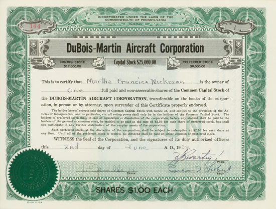 DuBois-Martin Aircraft Corporation