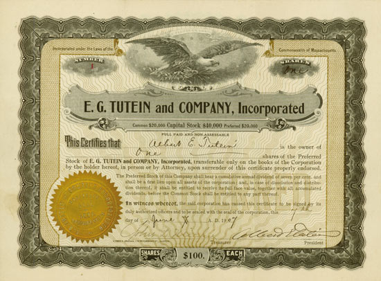 E. G. Tutein and Company