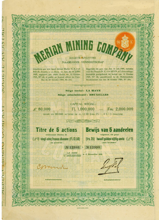 Merian Mining Company Société Anonyme
