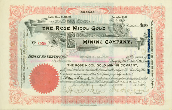 Rose Nicol Gold Mining Company