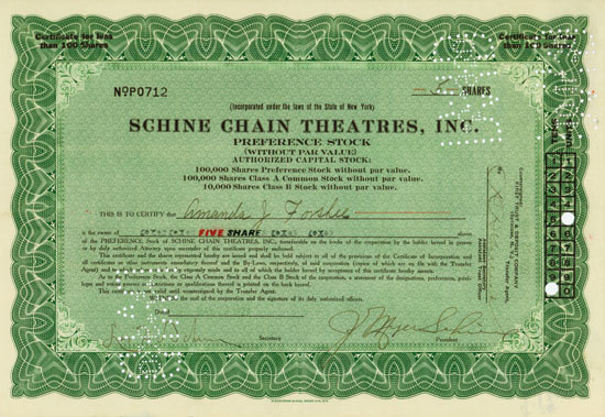 Schine Chain Theatres, Inc.