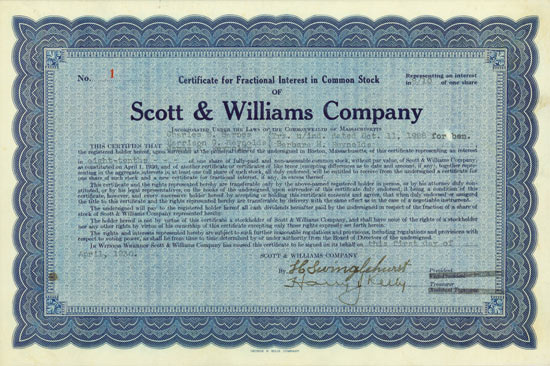Scott & Williams Company