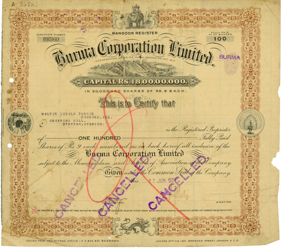 Burma Corporation Limited
