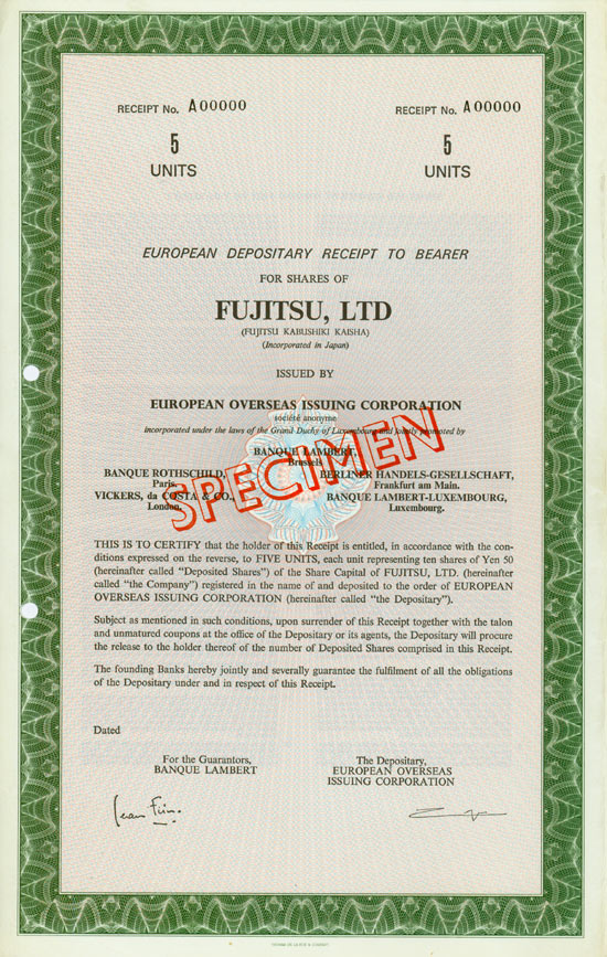 Fujitsu, Ltd (Fujitsu Kabushiki Kaisha)