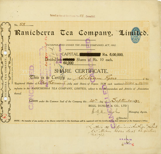 Ranicherra Tea Company