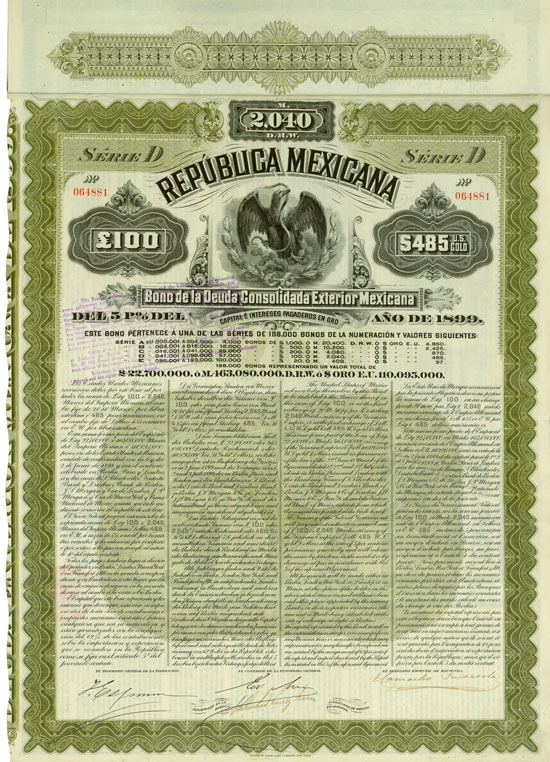 República Mexicana [5 Stück]