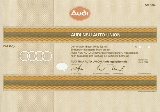 Audi NSU Auto Union AG