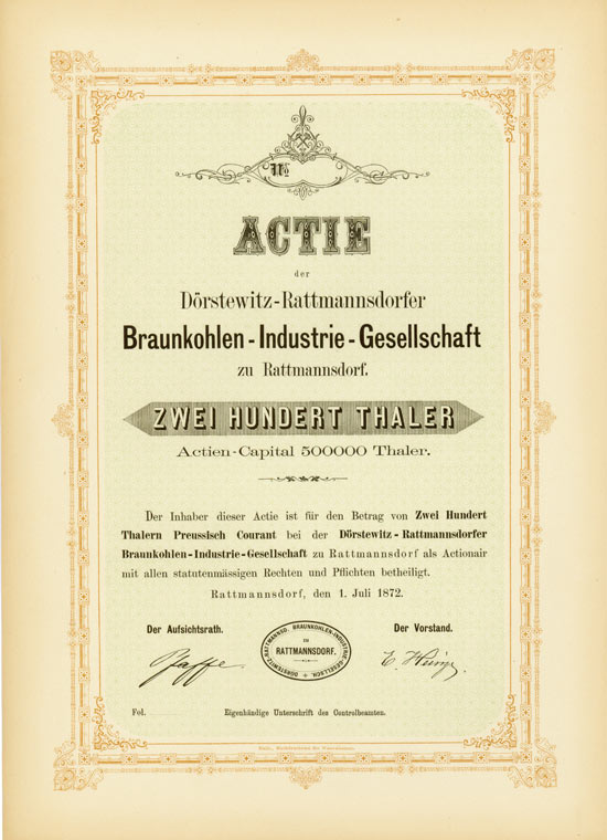 Dörstewitz-Rattmannsdorfer Braunkohlen Industrie-Gesellschaft