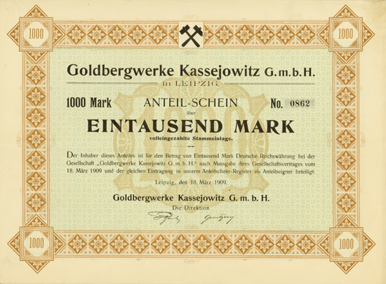 Goldbergwerk Kassejowitz GmbH