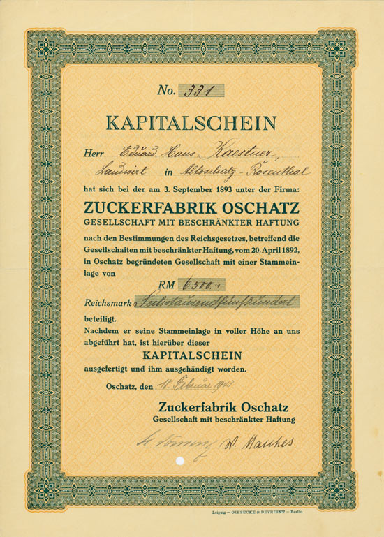 Zuckerfabrik Oschatz GmbH