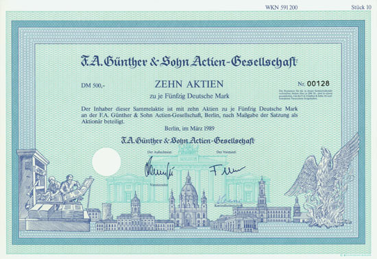 F. A. Günther & Sohn AG
