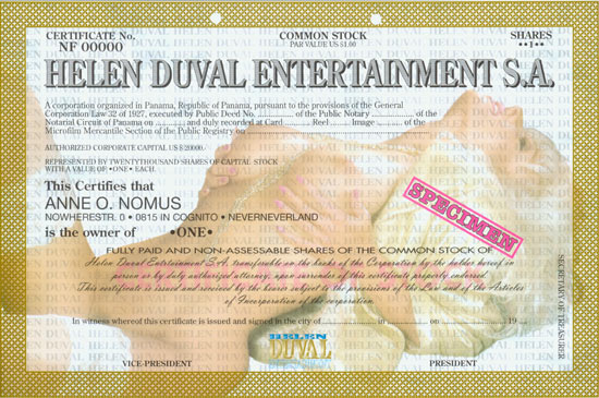 Helen Duval Entertainment S.A.