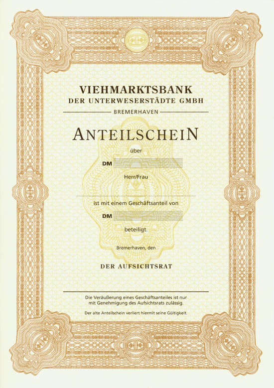 Viehmarktsbank der Unterweserstädte GmbH