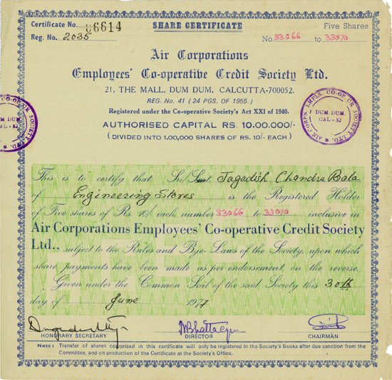 Air Corporations Employees' Co-operative Credit Society Ltd.