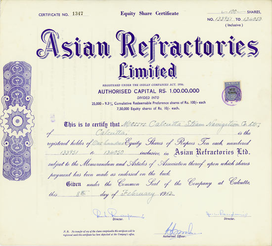 Asian Refractories Limited
