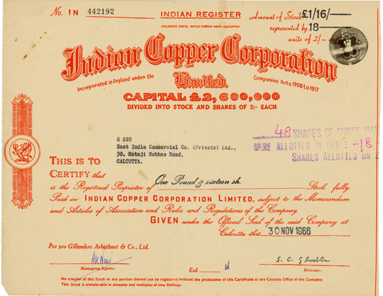 Indian Copper Corporation Limited