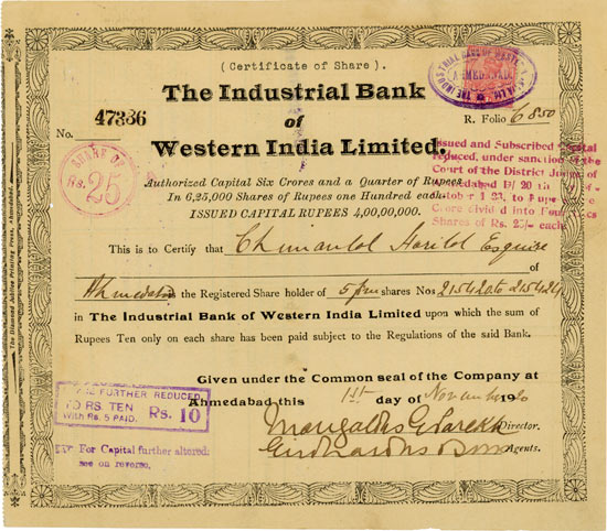 Industrial Bank of Western India Limited