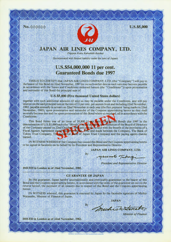 Japan Air Lines Company, Ltd. (Nippon Koku Kabushiki Kaisha)