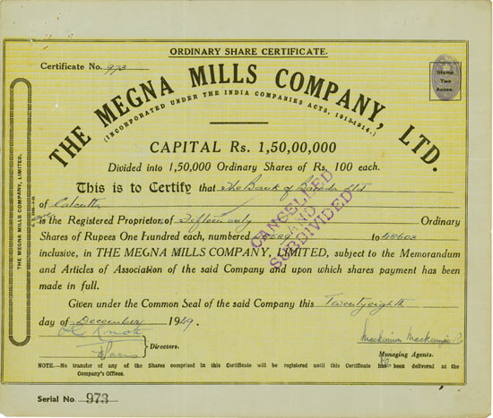 Megna Mills Company, Ltd.