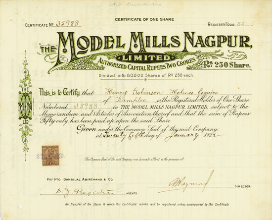 Model Mills Nagpur, Limited