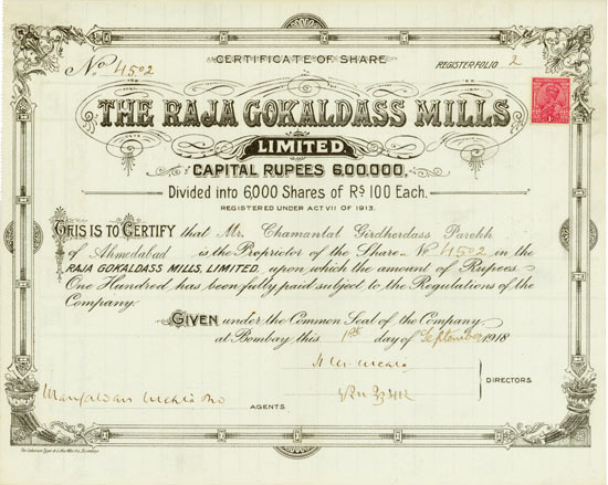 Raja Cokaldass Mills Limited