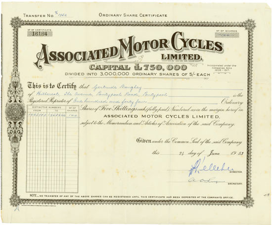 Associated Motor Cycles Limited