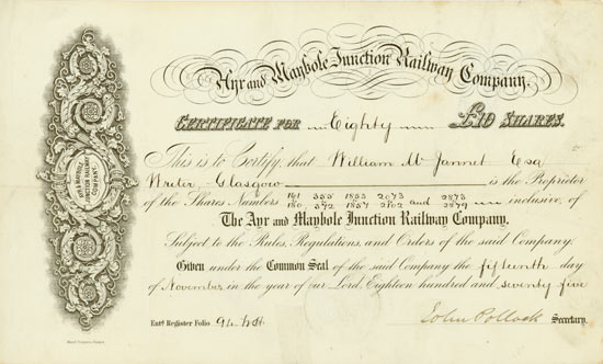 Ayr and Maybole Junction Railway Company
