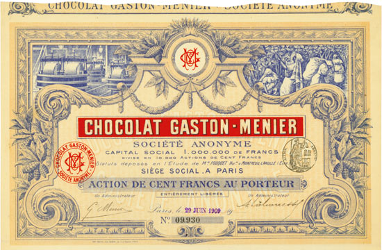 Chocolat Gaston-Menier Société Anonyme