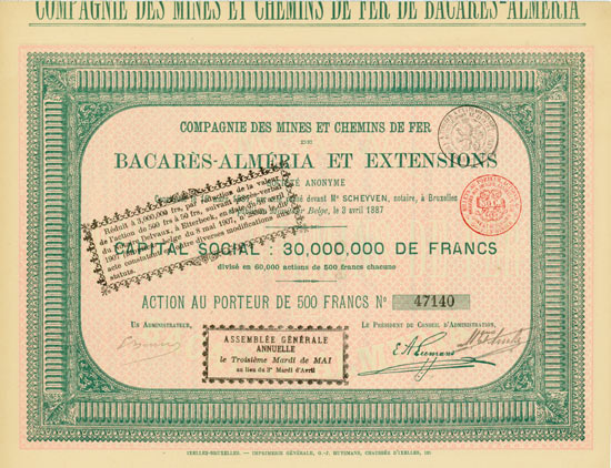 Compagnie des Mines et Chemins de Fer de Bacarès-Alméria et Extensions