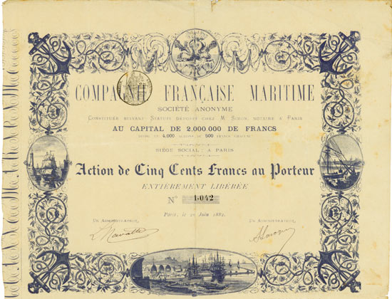Compagnie Française Maritime Société Anonyme