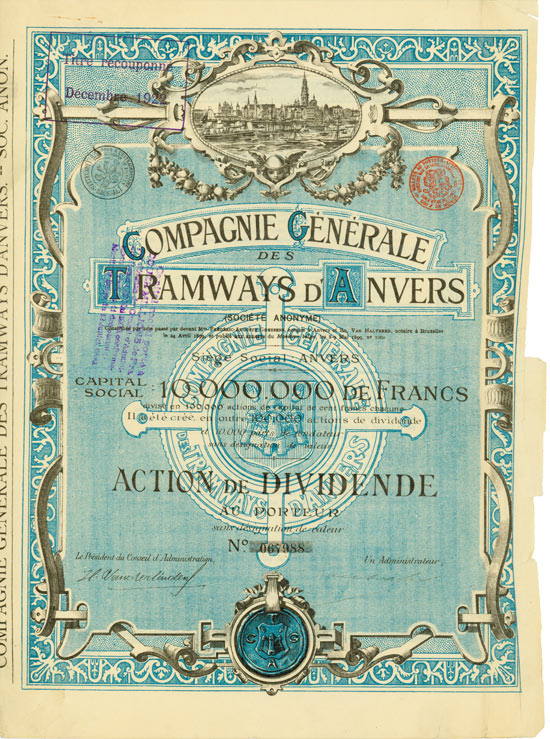 Compagnie Générale des Tramways d'Anvers (Société Anonyme)